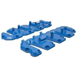 PPE Power Valve Cover Kit - Blue w/ Pillars - GM 6.6L Duramax 2004.5-2010 - 118021222