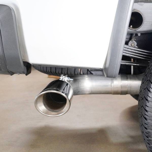 PPE Power Exhaust Tip SS 4" ID w/ 4" pipe 2014-2019 GM 6.6L Duramax  - Polished - 117020100