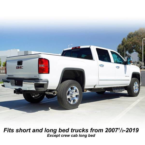 PPE Power Exhaust Kit 304 SS 4" DPF-Back w/Tip Raw/Pol 2007.5-2017 GM 6.6L Duramax - 117010350 thumbnail 5