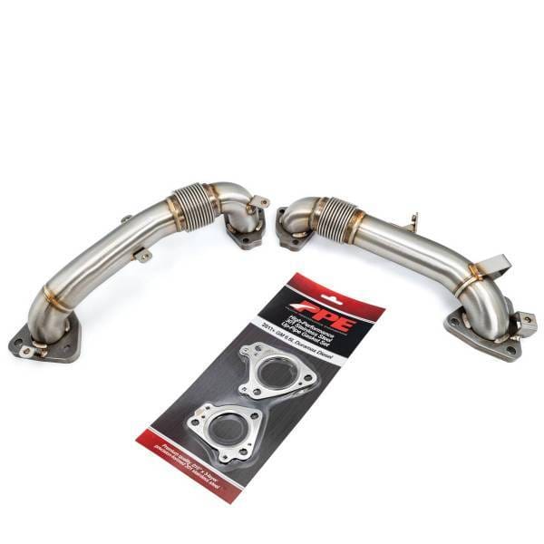 PPE Power Up-Pipe Set - GM 6.6L Duramax 2017-2025 L5P (For OEM Exh Man) - 116122000 thumbnail 2