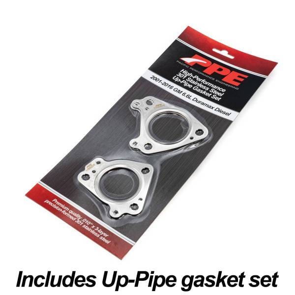 PPE Power Up-Pipe Set - GM 6.6L Duramax 2017-2025 L5P (For OEM Exh Man) - 116122000 thumbnail 3