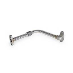 PPE Power Oil Return Pipe for Aftermarket Turbo - Short - 304 SS - GM 6.6L Duramax 2001-2010 - 116005054