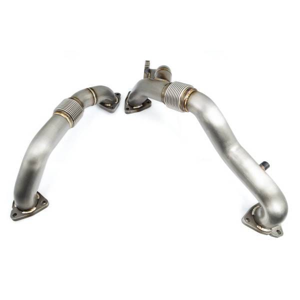 PPE Power OEM Performance Up-Pipes - Ford 6.4L Powerstroke 2008-2010 - 316119508