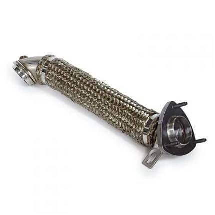 PPE Power Down Pipe - 3" 304 Stainless Steel - GM 6.6L Duramax 2500/3500 HD 2015.5-2016 - 3 Stud Flange - 117000700