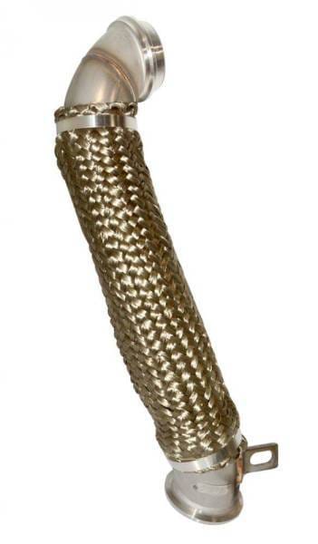 PPE Power Down Pipe - 3" 304 Stainless Steel - GM 6.6L Duramax 2500/3500 HD 2004.5-2010  - 117000500