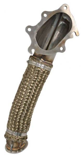 PPE Power Down Pipe - 3" 304 Stainless Steel - GM 6.6L Duramax 2500/3500 HD 2002-2004 California - 117000424 thumbnail 3
