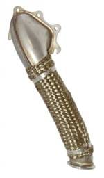 PPE Power Down Pipe - 3" 304 Stainless Steel - GM 6.6L Duramax 2500/3500 HD 2001-2004  LB7 Federal - 117000400