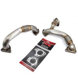 PPE Power Up-Pipe Set - GM 6.6L Duramax 2007.5-2010 LMM w/EGR (For OEM Exh Man) - 116120710