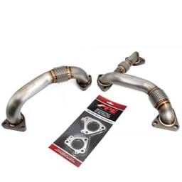 PPE Power Up-Pipe Set - GM 6.6L Duramax 2002-2004 LB7 w/EGR (For OEM Exh Man) - 116120204