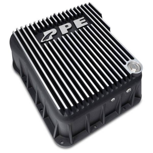 PPE Power Allison 1000/2000/2400 Series Deep Transmission Pan - GM 2500/3500/4500/5500 HD 2001-2019 - Brushed - 128051010