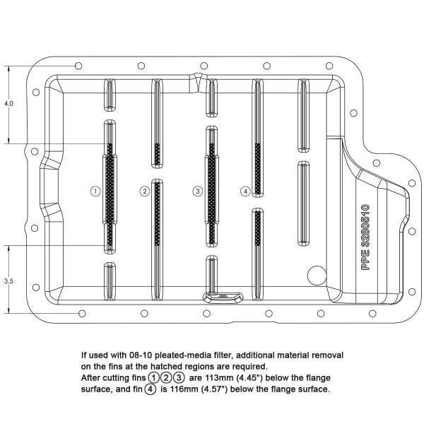 PPE Power 5R110 Deep Pan Ford F250/350 - Black - 328051020 thumbnail 7