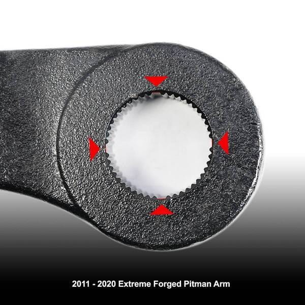 PPE Power Extreme Duty Forged Pitman Arm 7/8" - GM 2500/3500 HD 2001-2010 - 158050000 thumbnail 3