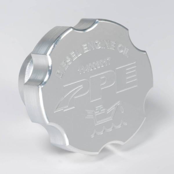 PPE Power Oil Fill Cap - Diesel Engine Oil - Billet Aluminum 2001-2016 GM 6.6L Duramax - 114003000 thumbnail 2