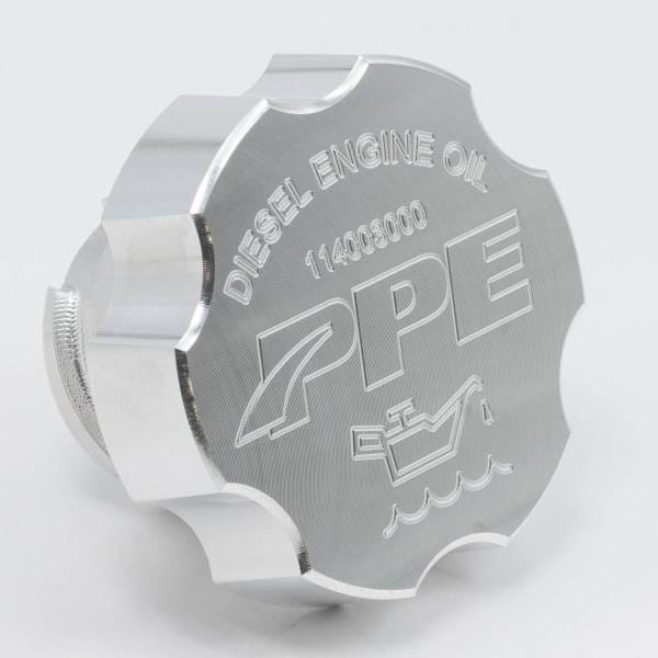 PPE Power Oil Fill Cap - Diesel Engine Oil - Billet Aluminum 2001-2016 GM 6.6L Duramax - 114003000 thumbnail 5