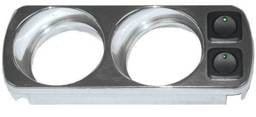 PPE Power 2G OH Gauge Mount Brushed w/ Switch - 148003100