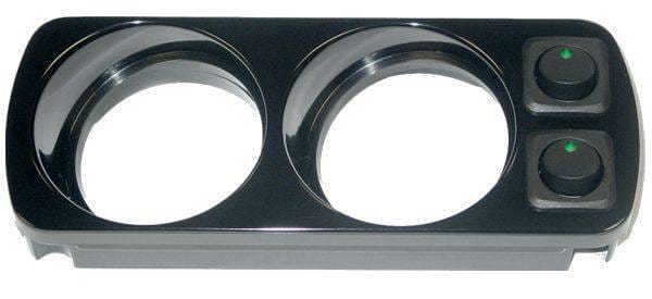 PPE Power 2G OH Gauge Mount Black w/ Switch - 148002100
