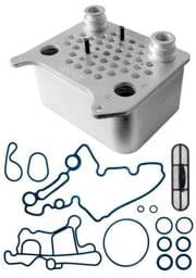 PPE Power Oil Cooler w/ Gasket Kit - Ford 6.0L Powerstroke 2003-2007 - 314030310