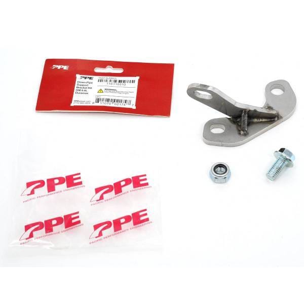 PPE Power Down-Pipe Support Bracket 2001-2016 GM 6.6L Duramax - 116110510 thumbnail 4