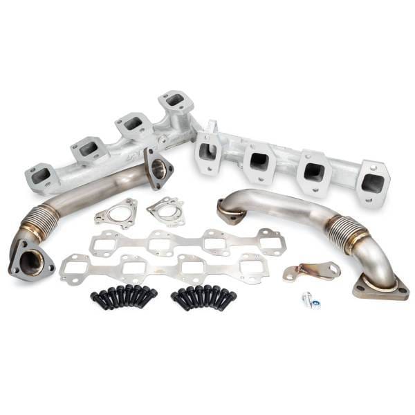 PPE Power High-Flow Exhaust Manifolds and Up-Pipes Kit - GM 6.6L Duramax 2001-2004 Federal/2001 California-Raw - 116111000 thumbnail 9