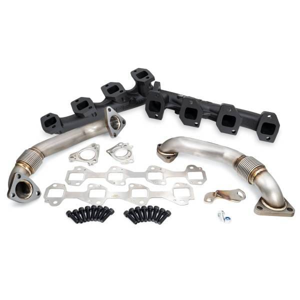 PPE Power High-Flow Exhaust Manifolds and Up-Pipes Kit - GM 6.6L Duramax 2001-2004 Federal/2001 California-Raw - 116111000 thumbnail 10