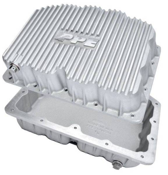 PPE Power Engine Oil Pan - Ford 6.7L 2011-2025 - Heavy-Duty Cast Aluminum - Raw - 314052100