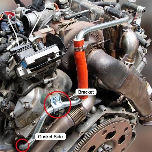 PPE Power Modified Coolant Tube - 2007.5-2010 GM 6.6L Duramax LMM - 116111810 thumbnail 2