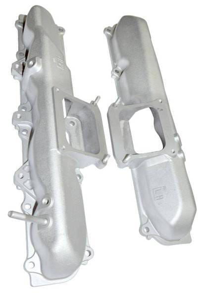 PPE Power Intake Runners - Left & Right Bank Manifold Kit - GM 6.6L Duramax 2001-2010 - Raw - 115051500