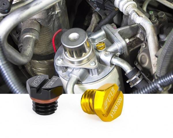 PPE Power Air Bleeder Screw - GM 6.6L Duramax 2001-2016 - Black - 513081100 thumbnail 2