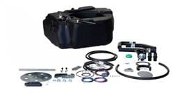 TITAN Fuel Tanks Spare Tire Auxiliary Fuel System - 4030213