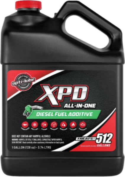Opti-Lube XPD Formula - All-In-One Diesel Fuel Additive - Gallon - Treats up to 512 Gallons