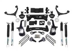 ReadyLift Lift Kit w/Shocks 7-8 in. Front w/Bilstein Shocks w/Tube A-Arms And Keys - 44-3072