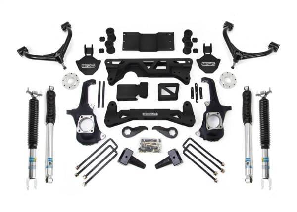 ReadyLift Lift Kit w/Shocks 7-8 in. Front w/Bilstein Shocks w/Tube A-Arms And Keys - 44-3072