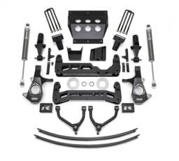 ReadyLift Big Lift Kit w/Shocks 9 in. Lift For Cast Steel OE Upper Control Arms w/Falcon 1.1 Monotube Shocks - 44-34910