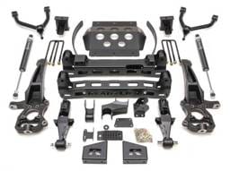 ReadyLift Big Lift Kit w/Shocks 8 in. Lift w/Upper Control Arms Rear Falcon 1.1 Monotube Shocks - 44-39800