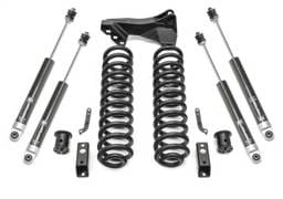 ReadyLift Coil Spring Leveling Kit 2.5 In. Coil Spring Front Lift w/Falcon 1.1 Monotube Front/Rear Shocks Front Track Bar Bracket - 46-27290