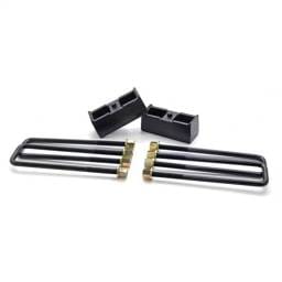 ReadyLift Rear Block Kit 2.25 in. Cast Iron Blocks Incl. U-Bolts All Required Hardware - 66-3002