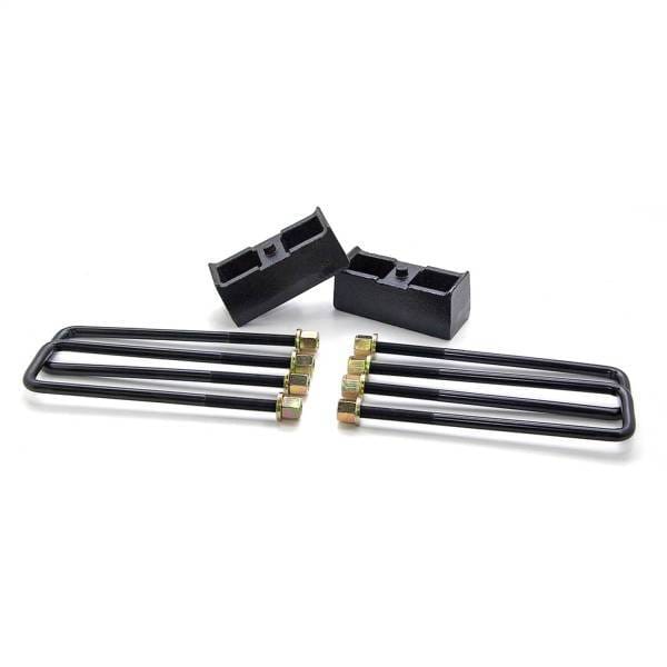 ReadyLift Rear Block Kit 2.25 in. Cast Iron Blocks Incl. U-Bolts All Required Hardware - 66-3002
