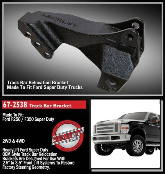 ReadyLift Track Bar Bracket Readylift OEM Type Track Bar Relocation Bracket Recommended For 2.5 in. - 3.5 in. - 67-2538 thumbnail 2