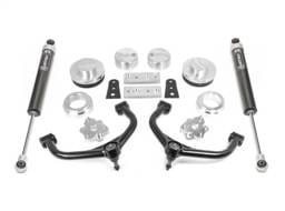 ReadyLift Lift Kit w/Shocks 4 in. Front Strut Extension 2 in. Rear Coil Spacer Tube A-Arm Falcon 1.1 Monotube Rear Shock - 69-10410