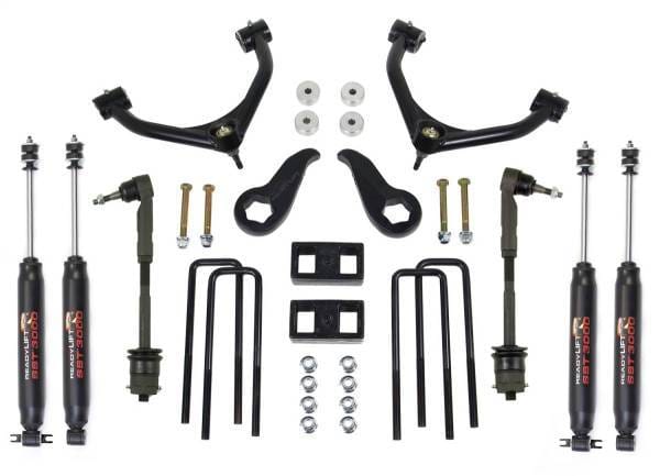 ReadyLift SST® Lift Kit w/Shocks 3.5 in. Front/2 in. Rear Lift w/Tubular Upper Control Arms Incl. SST3000 Shocks - 69-3512