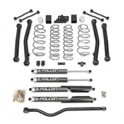 ReadyLift SST® Lift Kit Terrain Flex 4-Arm Kit w/Falcon 3.5 in. Rubicon 4.5 in. Sahara-Sport 2.1 Monotube Shocks - 69-6837