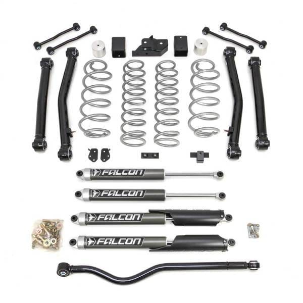 ReadyLift SST® Lift Kit Terrain Flex 4-Arm Kit w/Falcon 3.5 in. Rubicon 4.5 in. Sahara-Sport 2.1 Monotube Shocks - 69-6837