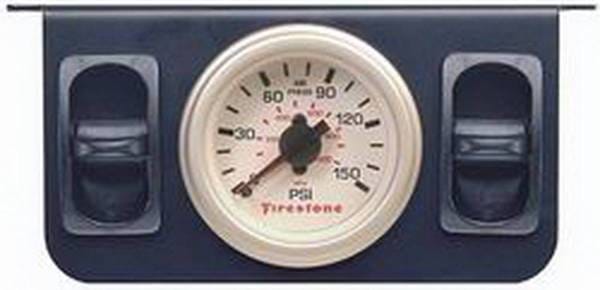 Firestone Ride-Rite Metal Dual Electric White Gauge Suspension Self-Leveling Unit - 2260
