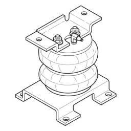 Firestone Ride-Rite Tacoma 2WD Suspension Leveling Kit - 2410