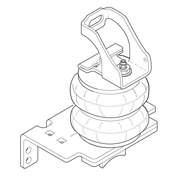 Firestone Ride-Rite F250/F350 2WD (05-07) Suspension Leveling Kit - 2398