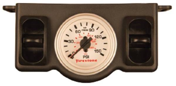 Firestone Ride-Rite Plastic Dual Electric White Gauge Air Pressure Gauge - 2576
