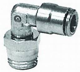 Firestone Ride-Rite Elbow 1/4NPT X 1/4 TUB Suspension Shock Absorber Air Hose - 3101