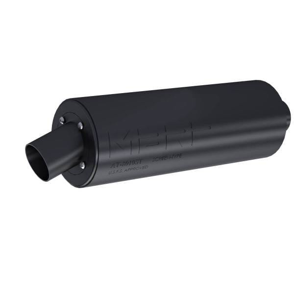 MBRP Exhaust Performance Muffler. USFS Approved Spark Arrestor. - AT-8010P