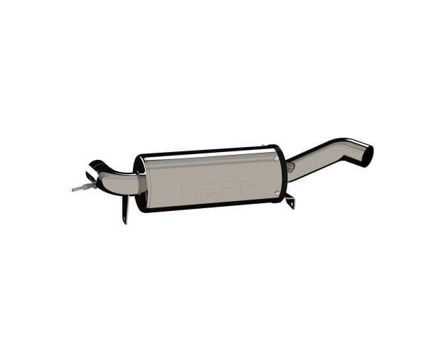 MBRP Exhaust Spark Arrestor Included. REPACK KIT PT-5012PK sold separately - AT-9213PT