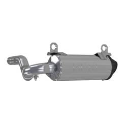 MBRP Exhaust Performance Muffler. Spark Arrestors Included. - AT-9214PT